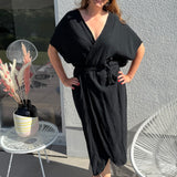 Musselin Wickelkleid Kaya - Verschiedene Farben