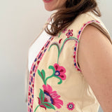 Weste Blooming Broderie