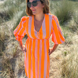 Maxikleid Lilou - gestreiftes Sommerkleid aus Lyocell