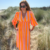 Maxikleid Lilou - gestreiftes Sommerkleid aus Lyocell