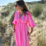 Maxikleid Lilou - gestreiftes Sommerkleid aus Lyocell