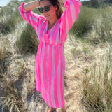 Maxikleid Lilou - gestreiftes Sommerkleid aus Lyocell
