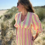 Maxikleid Lilou - gestreiftes Sommerkleid aus Lyocell