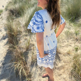 Kleid Zoe - kurzes Sommerkleid mit Stickerei