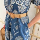 Jeanskleid Denim Broderie