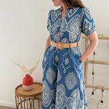 Jeanskleid Denim Broderie