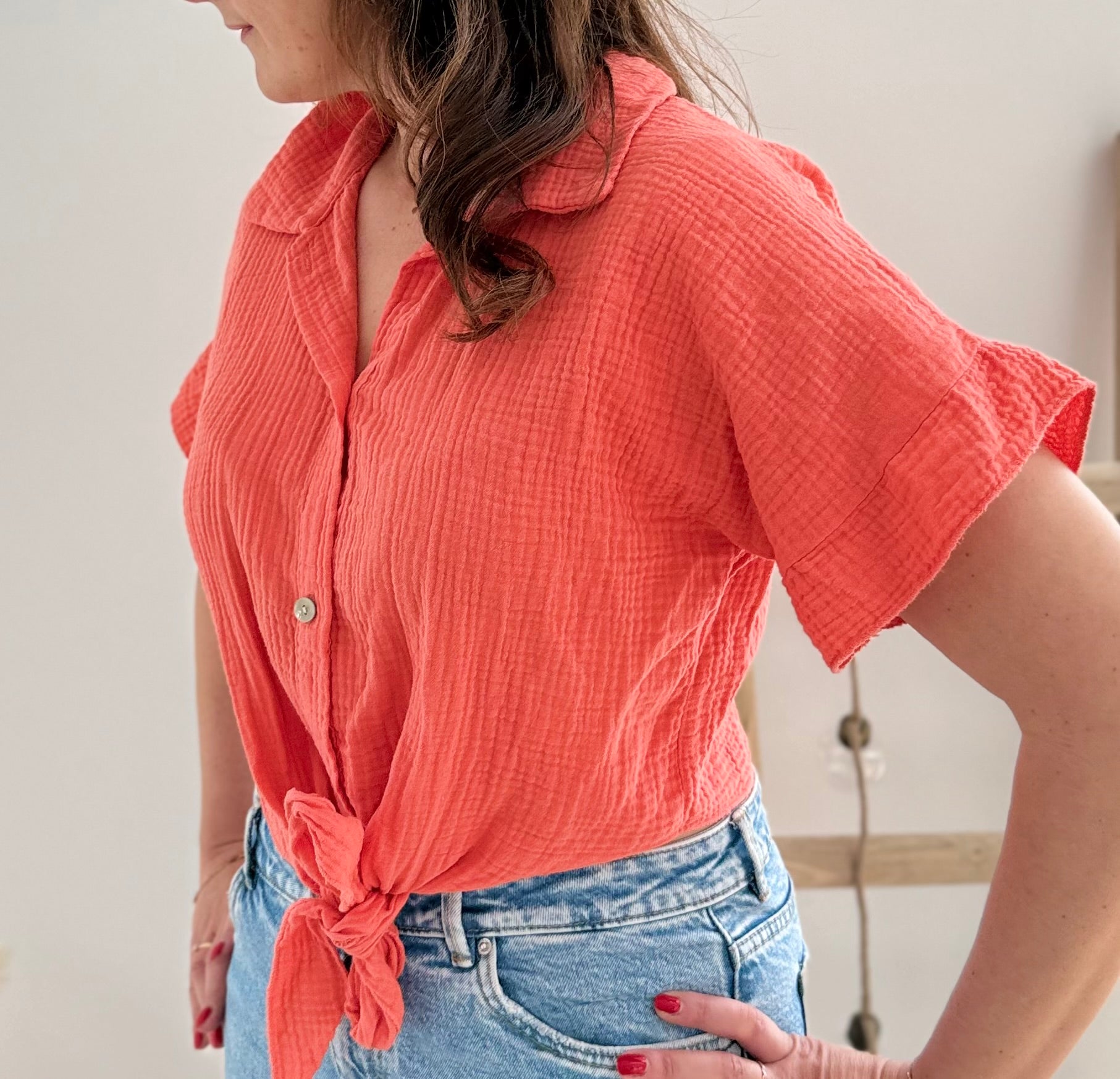 Musselinbluse Ellie - Verschiedene Farben