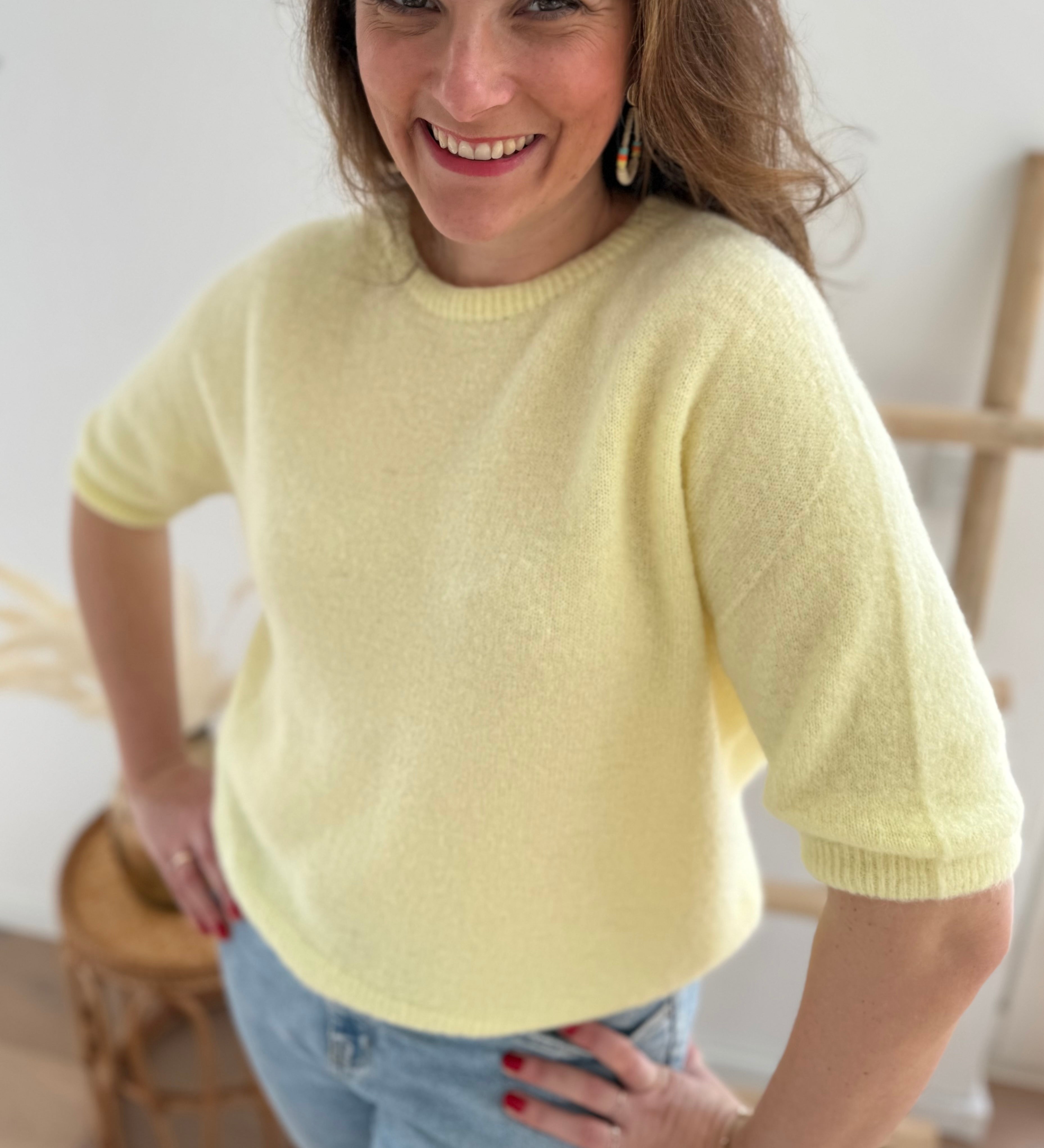 Kurzarm Pullover Maya - Verschiedene Farben