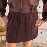 Faltenrock Mocha Belle