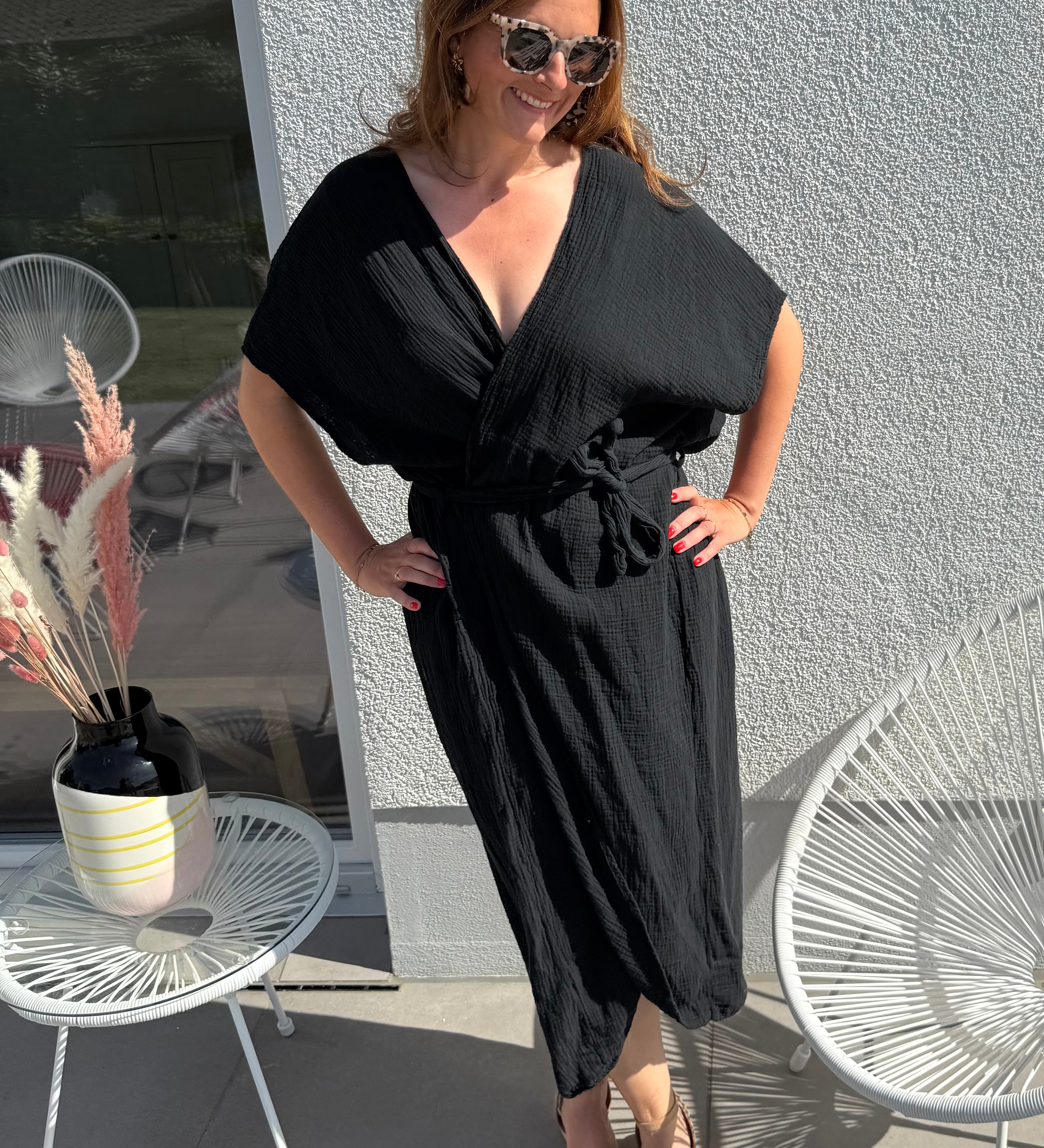 Musselin Wickelkleid Kaya - Verschiedene Farben