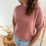 Kurzarm Pullover Maya - terracotta