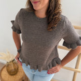 Kurzarm Pullover Leni - Verschiedene Farben