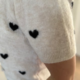 Cardigan Black Hearts