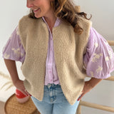 Teddyweste Cozy Vibe - Verschiedene Farben