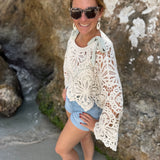 Häkelpulli Boho Bloom